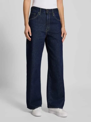 Jeansy z szeroką nogawką model ‘CINCH BAGGY’ Levi's Ciemnoniebieski