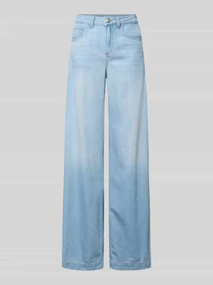 Jeansy z szeroką nogawką model 'FLARE' Liu Jo White