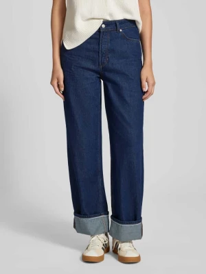 Jeansy z szeroką nogawką z czystej bawełny Marc O'Polo DENIM