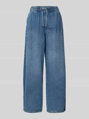 Jeansy z szeroką nogawką z mieszanki bawełny i wiskozy model ‘VALERIA’ Vero Moda