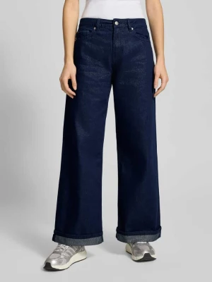 Jeansy z szeroką nogawką z mieszanki bawełny model ‘LINA SHINE’ Pepe Jeans