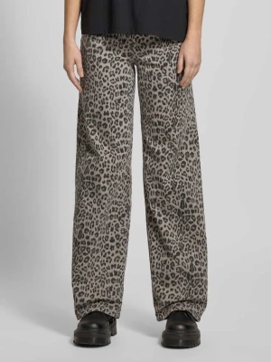 Jeansy z szeroką nogawką z mieszanki bawełny model ‘MADISON’ Only