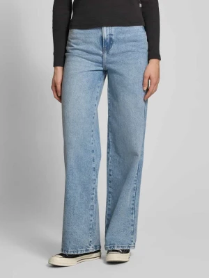 Jeansy z szeroką nogawką z mieszanki bawełny model ‘SELMA’ Pieces