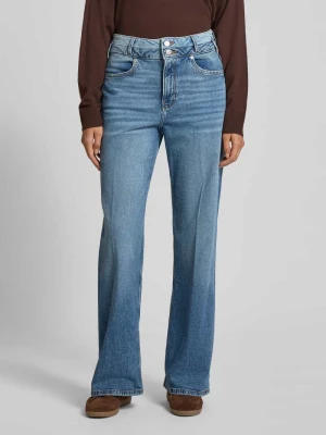 Jeansy z szeroką nogawką z mieszanki bawełny model ‘SURI’ s.Oliver RED LABEL