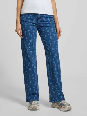 Jeansy z szeroką nogawką z mieszanki bawełny model ‘TESSA’ Vero Moda