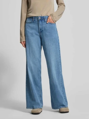 Jeansy z szeroką nogawką z mieszanki bawełny s.Oliver RED LABEL