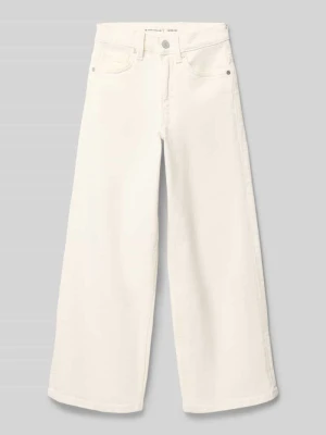 Jeansy z szeroką nogawką z mieszanki bawełny Tom Tailor
