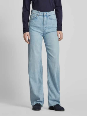 Jeansy z szeroką nogawką z zakończeniem nogawek o otwartej konstrukcji Tom Tailor Denim