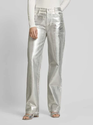 Jeansy z szerokimi nogawkami i 5 kieszeniami Armani Exchange