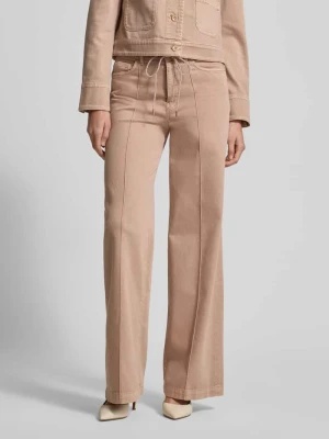 Jeansy z szerokimi nogawkami i 5 kieszeniami Marc Cain