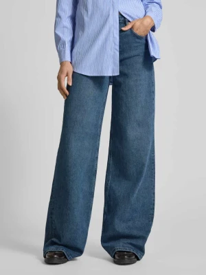 Jeansy z szerokimi nogawkami i 5 kieszeniami Oui