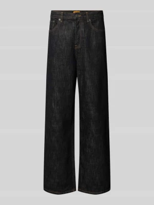 Jeansy o kroju wide fit z raw denim stylizowaną na denim Only & Sons Ciemnoniebieski