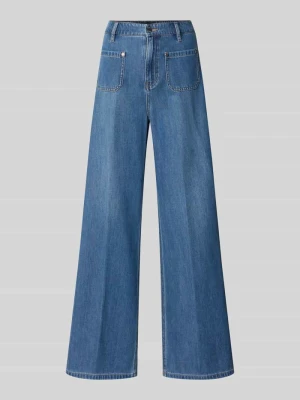 Jeansy z szerokimi nogawkami o kroju regular fit z mieszanki lyocellu i bawełny s.Oliver BLACK LABEL