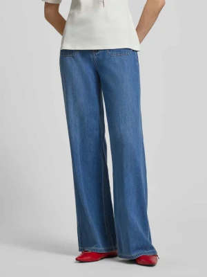 Jeansy z szerokimi nogawkami o kroju regular fit z mieszanki lyocellu i bawełny s.Oliver BLACK LABEL