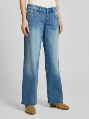 Jeansy z szerokimi nogawkami w 5 kieszeni Gina Tricot