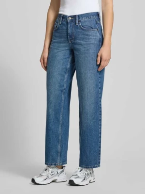Jeansy z szerokimi nogawkami w 5 kieszeni model 'INCH' Topshop