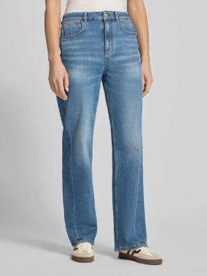 Jeansy z szerokimi nogawkami w efekcie znoszenia LANIUS