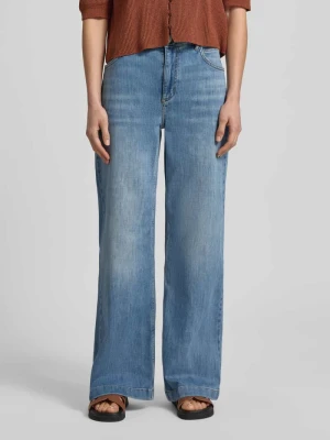 Jeansy z szerokimi nogawkami w efekcie znoszenia LANIUS