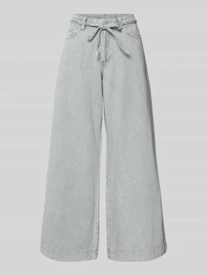 Jeansy z szerokimi nogawkami w kroju regular fit z czystej bawełny model 'AISA' Vero Moda