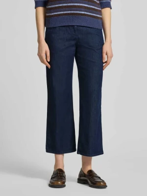 Jeansy z szerokimi nogawkami w skróconym kroju model 'Maine' BRAX