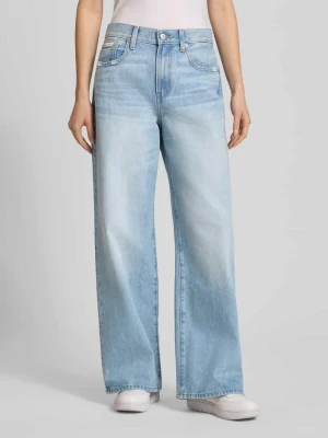 Jeansy z szerokimi nogawkami z czystej bawełny Calvin Klein Jeans