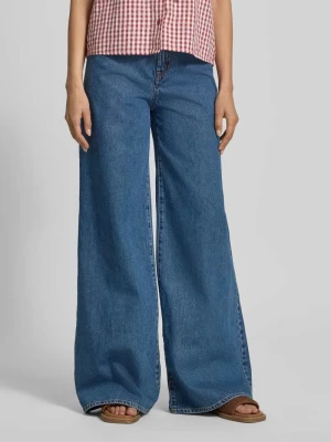 Jeansy z szerokimi nogawkami z czystej bawełny model 'SARONG' Max Mara Studio