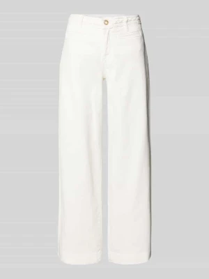 Jeansy z szerokimi nogawkami z kieszeniami z wypustkami model 'ZOYA' Guess