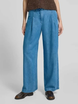 Jeansy z szerokimi nogawkami z lyocellu z wpuszczanymi kieszeniami LANIUS