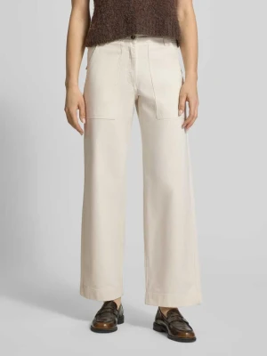 Jeansy z szerokimi nogawkami z mieszanka bawełny ekologicznej model 'HOTEL AMOUR' Selected Femme