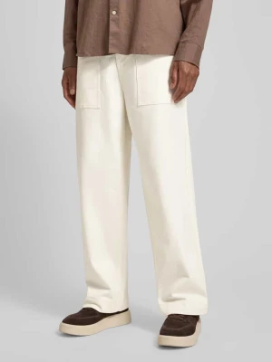 Jeansy z szerokimi nogawkami z mieszanka bawełny ekologicznej model 'HOTEL AMOUR' Selected Homme