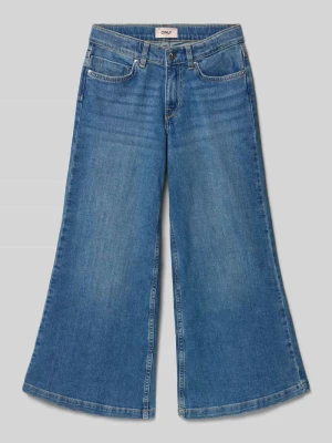 Jeansy z szerokimi nogawkami z mieszanka bawełny model 'CALIFORNIA' Only