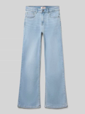 Jeansy z szerokimi nogawkami z mieszanka bawełny model 'MADISON BLUSH' Only