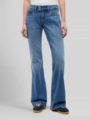 Jeansy z szerokimi nogawkami z mieszanka bawełny Tommy Jeans Jeansowy niebieski