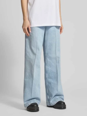 Jeansy z szerokimi nogawkami z nakładanymi kieszeniami REVIEW