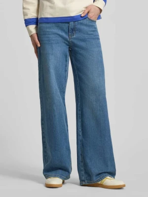 Jeansy z szerokimi nogawkami z wiązanym paskiem Buena Vista