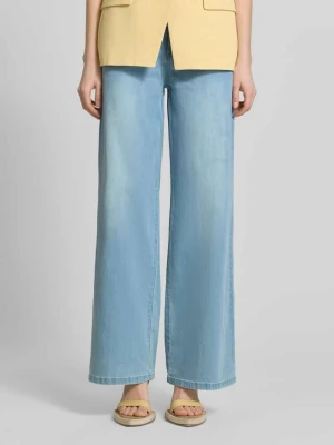 Jeansy z szerokimi nogawkami z wiązanym paskiem Buena Vista