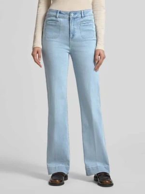 Jeansy z szerokimi nogawkami z wpuszczanymi kieszeniami Christian Berg Woman