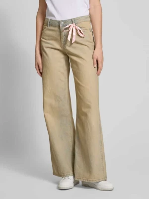 Jeansy z wiązanym detalem REVIEW