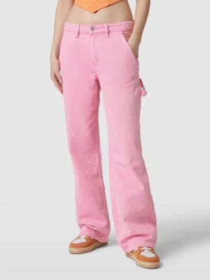 Jeansy z wpuszczanymi kieszeniami model ‘CARPENTER’ Gina Tricot