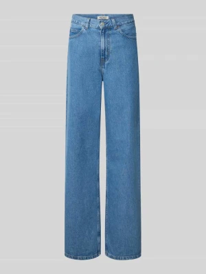 Jeansy z wpuszczanymi kieszeniami model 'Jane' Carhartt WIP Jasnoniebieski