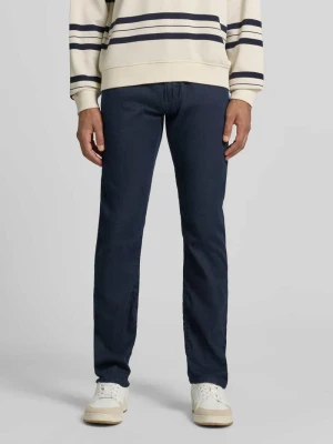 Jeansy o kroju regular fit z wpuszczanymi kieszeniami model 'Lyon' Pierre Cardin