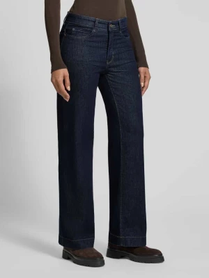 Jeansy z wpuszczanymi kieszeniami model ‘Wide Star’ MAC