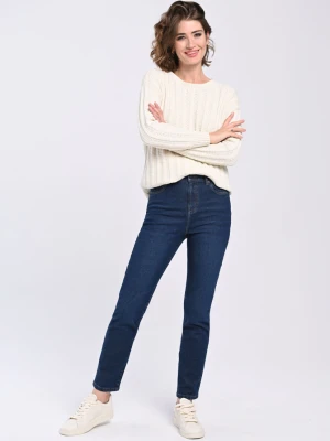 Jeansy z wysokim stanem D-AGNES 6 Volcano