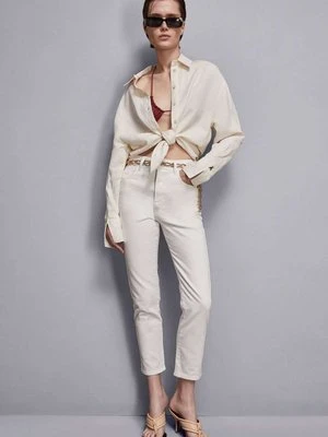 Jeansy z wysokim stanem “Essential” PATRIZIA PEPE