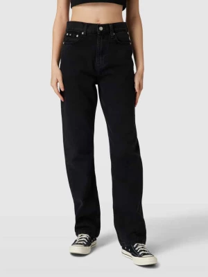Jeansy z wysokim stanem i 5 kieszeniami Calvin Klein Jeans