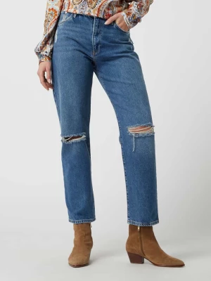 Jeansy z wysokim stanem o kroju dad fit z bawełny model ‘Berlin’ Mavi Jeans