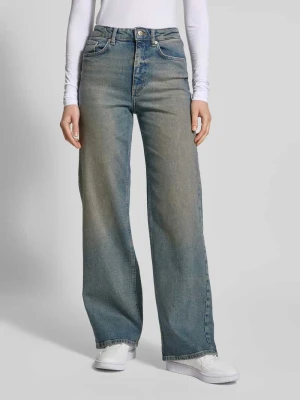 Jeansy z wysokim stanem o kroju relaxed fit z mieszanki bawełny ekologicznej model ‘JUICY’ Only