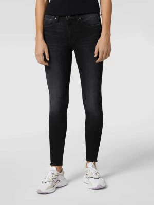Jeansy z wysokim stanem o kroju skinny fit z dodatkiem streczu model ‘3301’ G-Star Raw
