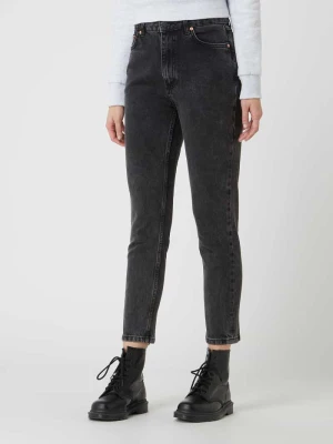 Jeansy z wysokim stanem o kroju skinny fit z dodatkiem streczu REVIEW