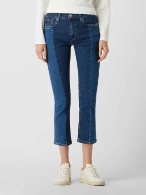 Jeansy z wysokim stanem o kroju slim fit z dodatkiem streczu model ‘Grace’ Pepe Jeans
